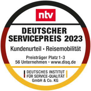 Deutscher Servicepreis 2023 für Reisemobilität und Wohnmobil-Vermietung